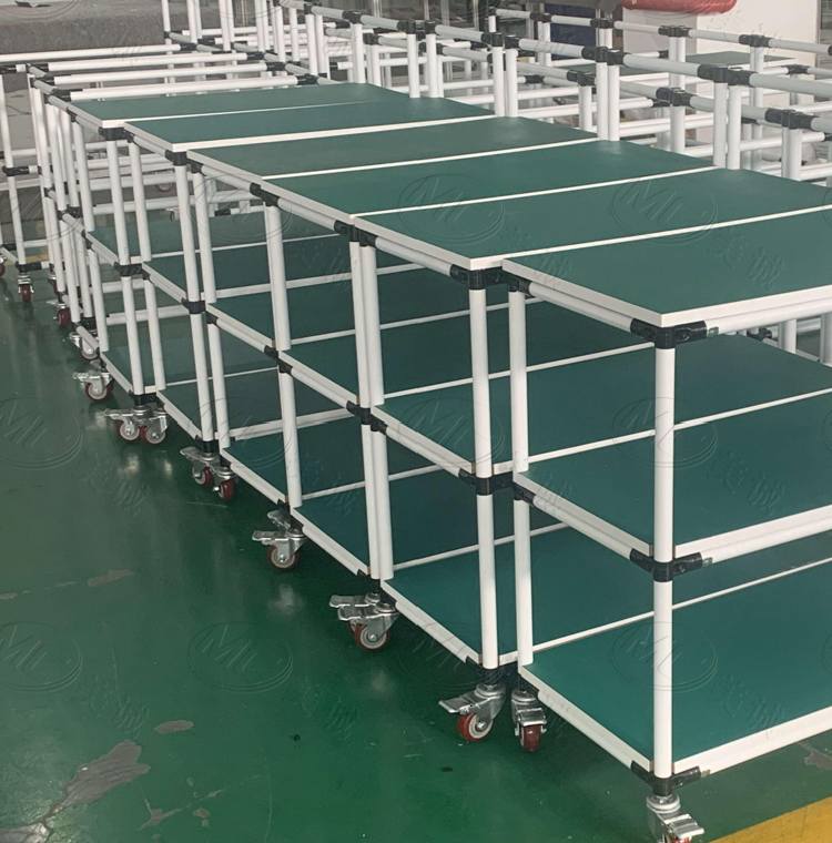 精益管物流小车、物料架